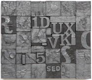 Héctor de Anda DUX Mixta  sobre madera 60cm x 70cm 2006